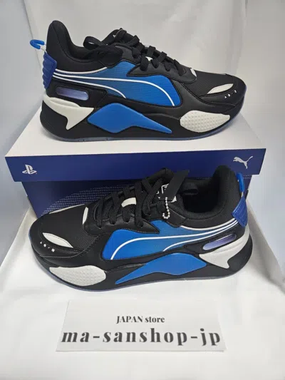 Pre-owned Puma X Playstation Rs-x Sneakers 396311 01/396311 02 Collaboration White Black