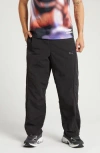 Puma X Dapper Dan Monogram-patterned Drawstring Trousers In  Black