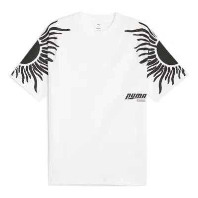 Puma X Pleasures Graphic T-shirt 'white'