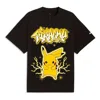 Puma X Pokémon Pikachu Men's Oversized T-shirt In Black
