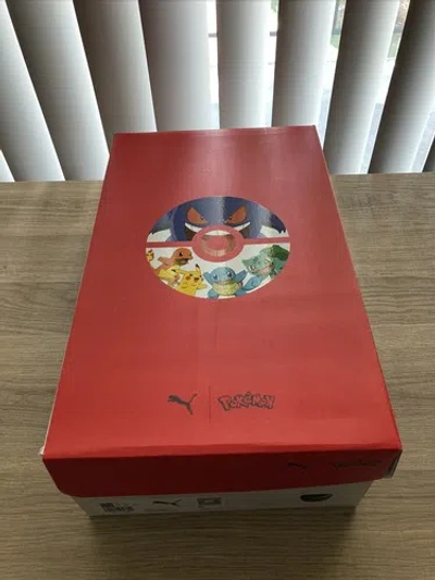 Pre-owned Puma X Pokemon Pikachu Rs-x Yellow Sneakers - Us Size 10.5 - - 389541-01