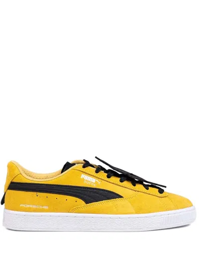 Puma X Porsche Legacy Suede Sneakers In Yellow
