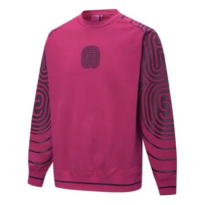 Puma X Pronounce Unisex Round-neck Sweatshirt Red In Pink