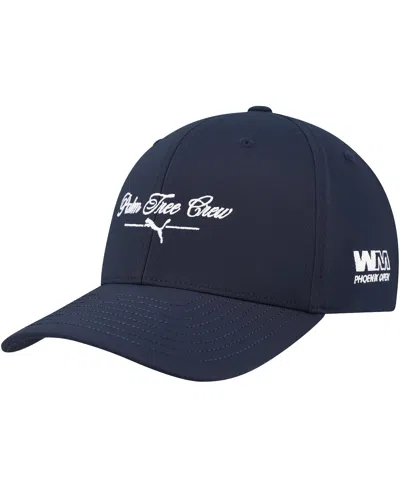 Puma X Ptc Men's Navy Wm Phoenix Open Script Adjustable Hat In Blue