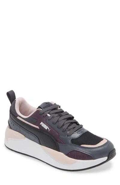 Puma X-ray 2 Square Sneaker In Galactic Gray-black-plum-mauve