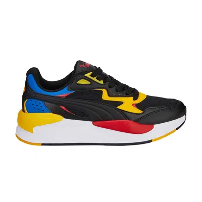 Pre-owned Puma X-ray Speed Jr 'black Spectra Yellow' | Kid's Size 6