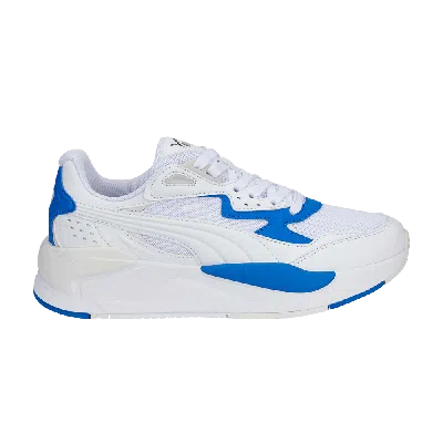 Pre-owned Puma X-ray Speed Jr 'white Victoria Blue'