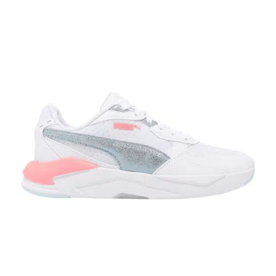 Pre-owned Puma X-ray Speed Lite 'white Blue Peach Smoothie' | Men's Size 7