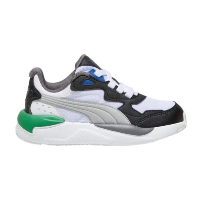 Pre-owned Puma X-ray Speed Little Kid 'black Grey Green' | White | Kid's Size 11.5