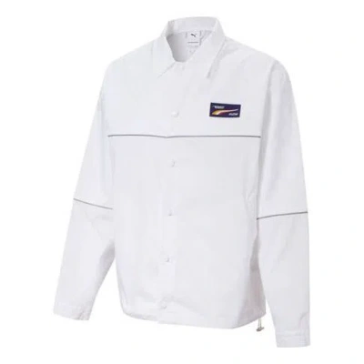 Puma X Rdet Coach Jacket 'white Black'