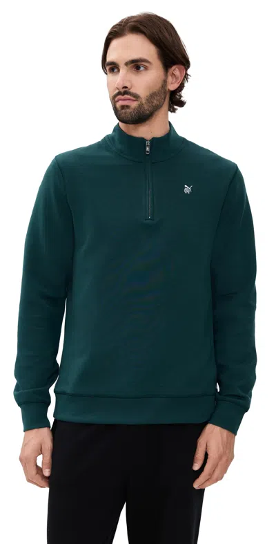 Puma X Reigning Champ Cloudspun Fleece 1/4 Zip Green Terrain