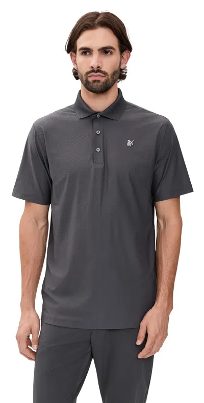 Puma X Reigning Champ Matter Jacquard Polo Dusky Gray
