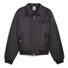 Puma X Represent Logo-embroidered Bomber Jacket In Black