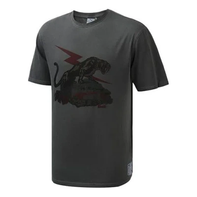 Puma X Rhude Tee Black Round Neck Short Sleeve Black In Green