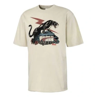 Puma X Rhude Tee Short Sleeve Creamy White In Neutral