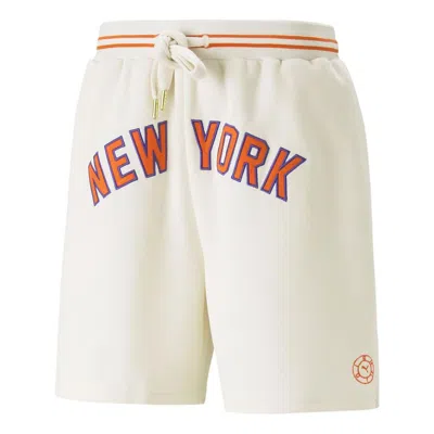 Puma X Rhuigi New York Basketball Shorts 'beige Red' In White