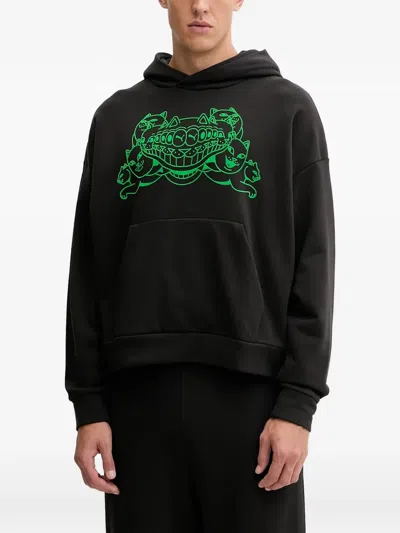 Puma X Ripndip Graphic-print Hoodie In Black