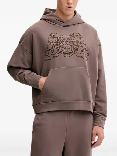 Puma X Ripndip Hooded Sweatshirt In Brown