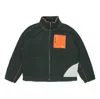 Puma X Roaringwild Crossover Sherpa Jacket Contrasting Colors Zipper Pocket Fleece Stay Warm Logo Gr In Green