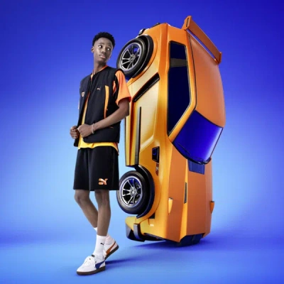 Puma X Rocket League Youth Vest In Black