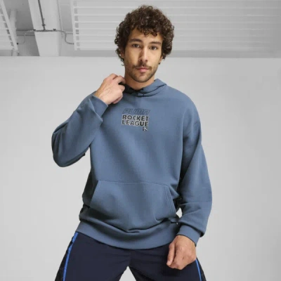 Puma X Rocket League Men's Hoodie In Blue Horizon