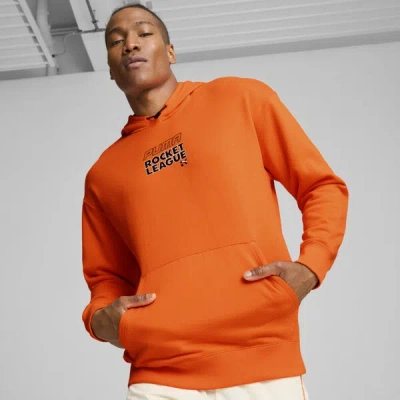 Puma X Rocket League Men's Hoodie In Flame Flicker