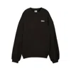 Puma X Rose' Cotton Sweatshirts In Black