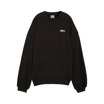 Puma X Rose' Cotton Sweatshirts In Black