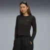 Puma X Rosé Long Sleeve T-shirt Women In Brown