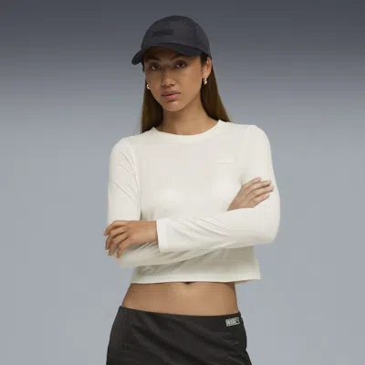 Puma X Rosé Long Sleeve T-shirt Women In White