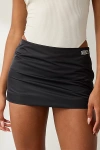 Puma X Rosé Low-rise Micro Mini Skirt In Black, Women's At Urban Outfitters In Black