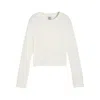 Puma X Rose' Neutral T Shirts In White