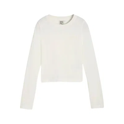Puma X Rose' Neutral T Shirts In White