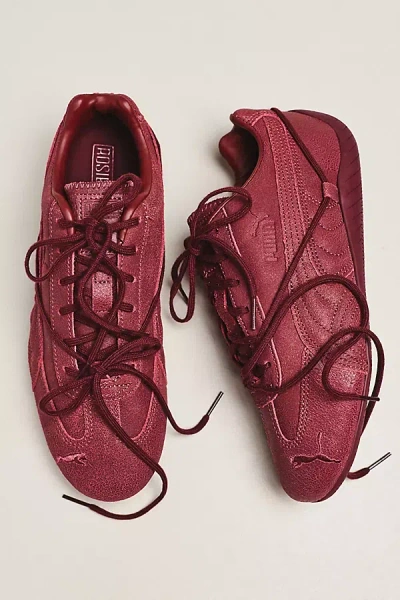 Puma X Rosé Speedcat Sneakers In Burgundy
