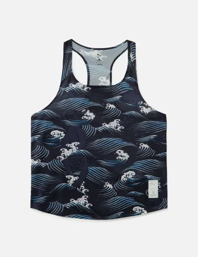 Puma X Saysky Graphic Singlet New Navy In Blue