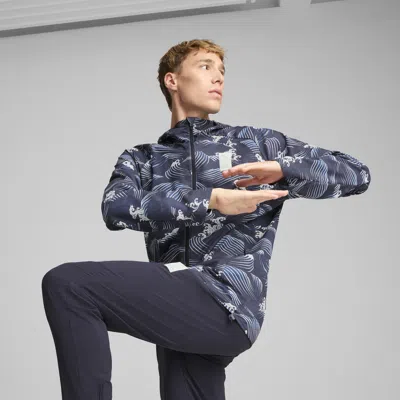 Puma X Saysky Men's Graphic Jacket In Blue