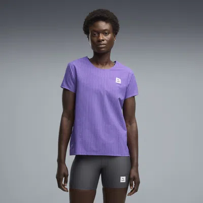 Puma X Saysky Ultraweave Women's Lightweight Running T-shirt In Purple
