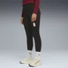 Puma X Saysky Women's Fleece Running Tights In Black