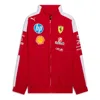 Puma X Scuderia Ferrari 2025 Drivers T7 Oversized Jacket 'dark Cherry' In Red