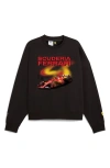 Puma X Scuderia Ferrari Crewneck Sweatshirt In Black