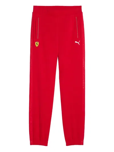 Puma X Scuderia Ferrari Hp Race Sweatpants In Red