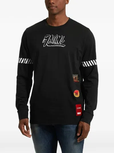Puma X Scuderia Ferrari Long-sleeve T-shirt In Black
