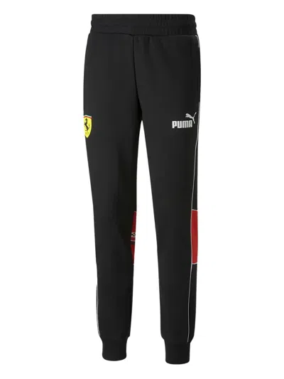 Puma X Scuderia Ferrari Race Track Pants In Black