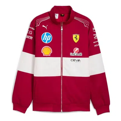 PUMA PUMA X SCUDERIA FERRARI RACING JACKET 'DARK CHERRY'