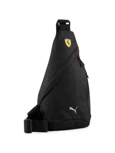 Puma X Scuderia Ferrari Sling Bag In Black