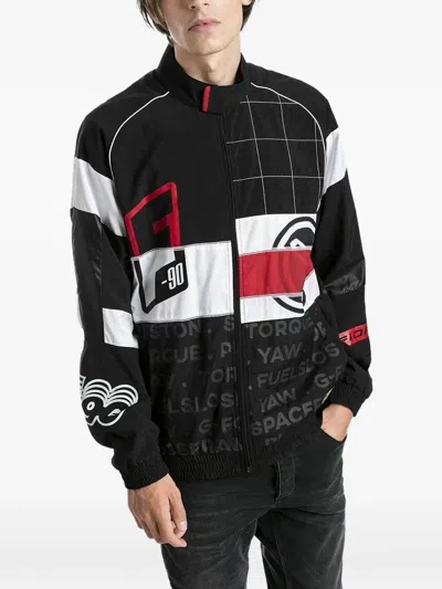 Puma X Scuderia Ferrari Woven Jacket In Black