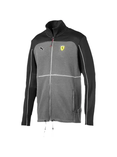 Puma X Scuderia Ferrari Zip-up Jacket In Gray