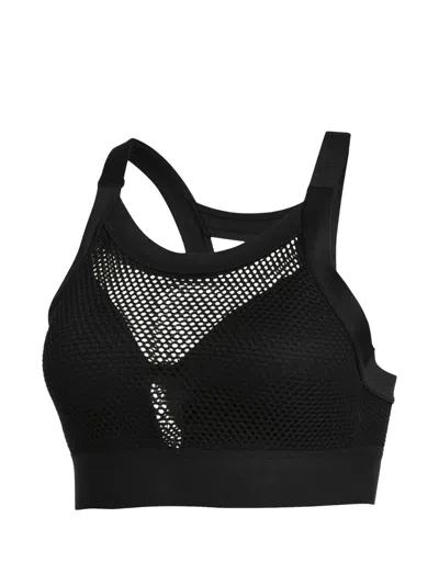 Puma X Selena Gomez Mesh-detail Sports Bra In Black