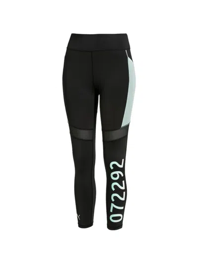 Puma X Selena Gomez Number-print Leggings In Black
