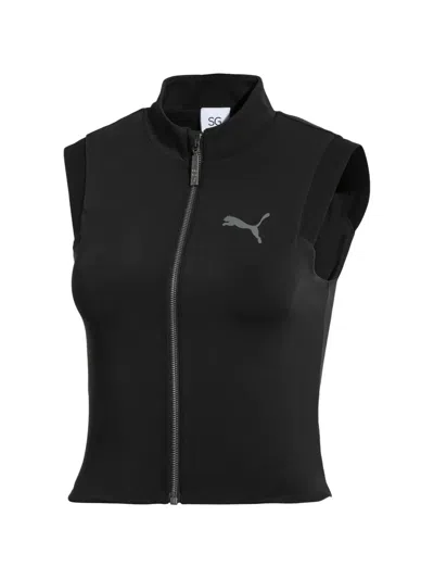 Puma X Selena Gomez Sleeveless Top In Black